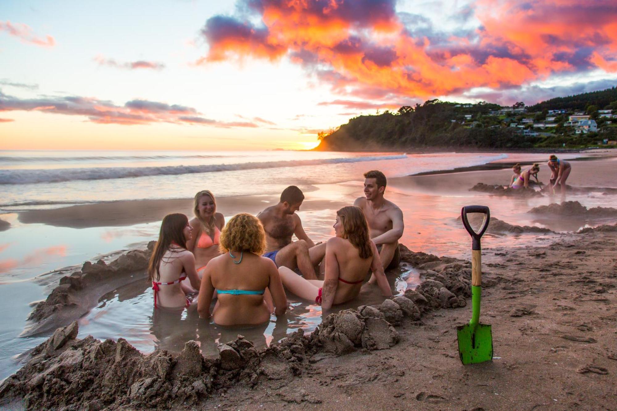 Hot Water Beach Top 10 Holiday Park Hotwater Beach Extérieur photo
